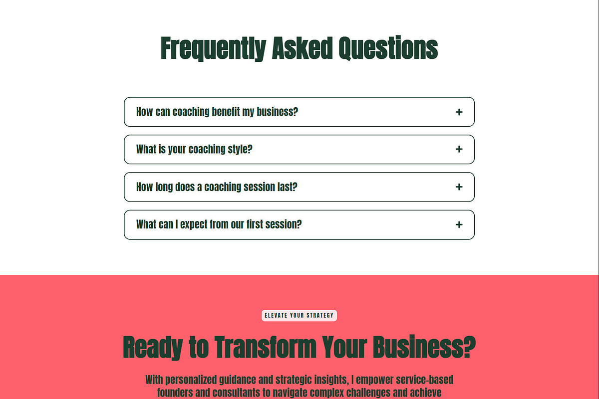 Business Coach Elementor Olyvia, a WordPress Template by OKThemes Studio (Photo 21 of 26)