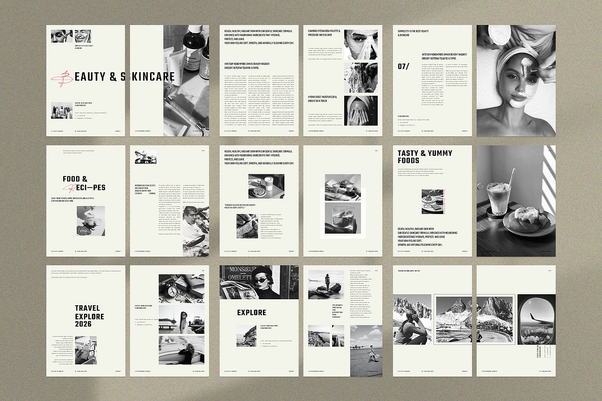 Lifestyle Magazine Template, a Magazine Template by Olion Lora (Photo 22 of 24)
