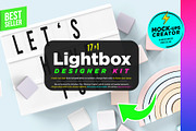 Lightbox Designer Kit 17x Mock-ups, a Packaging Mockup by Mocca Mockups Store (Thumbnail 1 of 8)