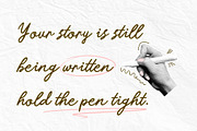 Drafthouse - Handdrawn Pencil Script, a Script Font by HipFonts (Thumbnail 10 of 13)