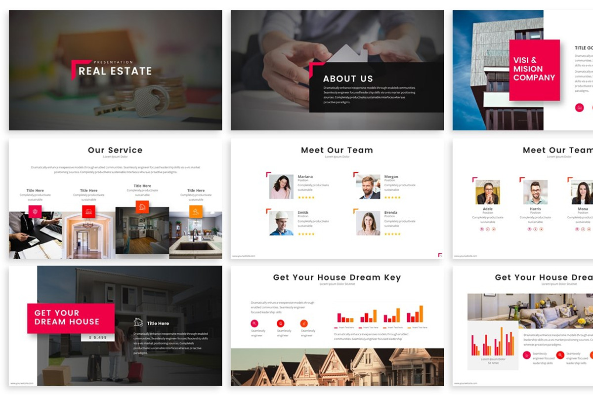 Real Estate - Property Powerpoint, a Presentation Template by SlideFactory