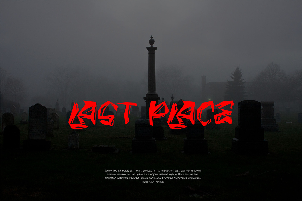 HISERIS - Halloween Horror Font, a Font by NTC Graphic (Photo 4 of 8)