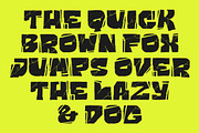 GF Knock - Cracked Display Font, a Handwritten Font by GroovyFontCo (Thumbnail 5 of 7)
