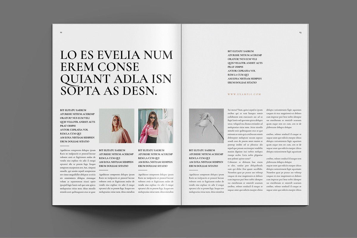 Book Title Layout Design Template, a Magazine Template by ElvinPrint (Photo 7 of 17)