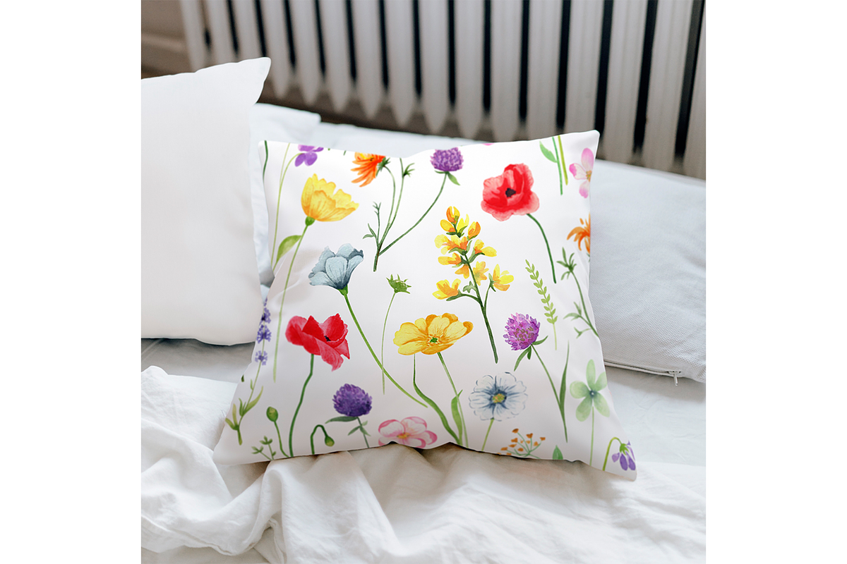 Watercolor Wildflowers clipart, a Decorative Illustration by Lemon design (Photo 11 of 21)