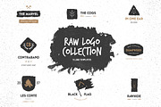 Raw logo collection, a Branding & Logo Template by Optimistic shop (Thumbnail 1 of 3)