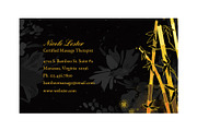 Zen Bamboos Business Cards, a Business Card Template by Ujean'sWhimsicalWorld (Thumbnail 3 of 3)