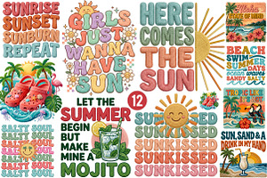 Summer PNG, Faux Yarn Crochet Beach, an Illustration by SinaCreation
