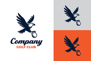 Eagle Hawk Golf Club Logo, a Branding & Logo Template by funpixel