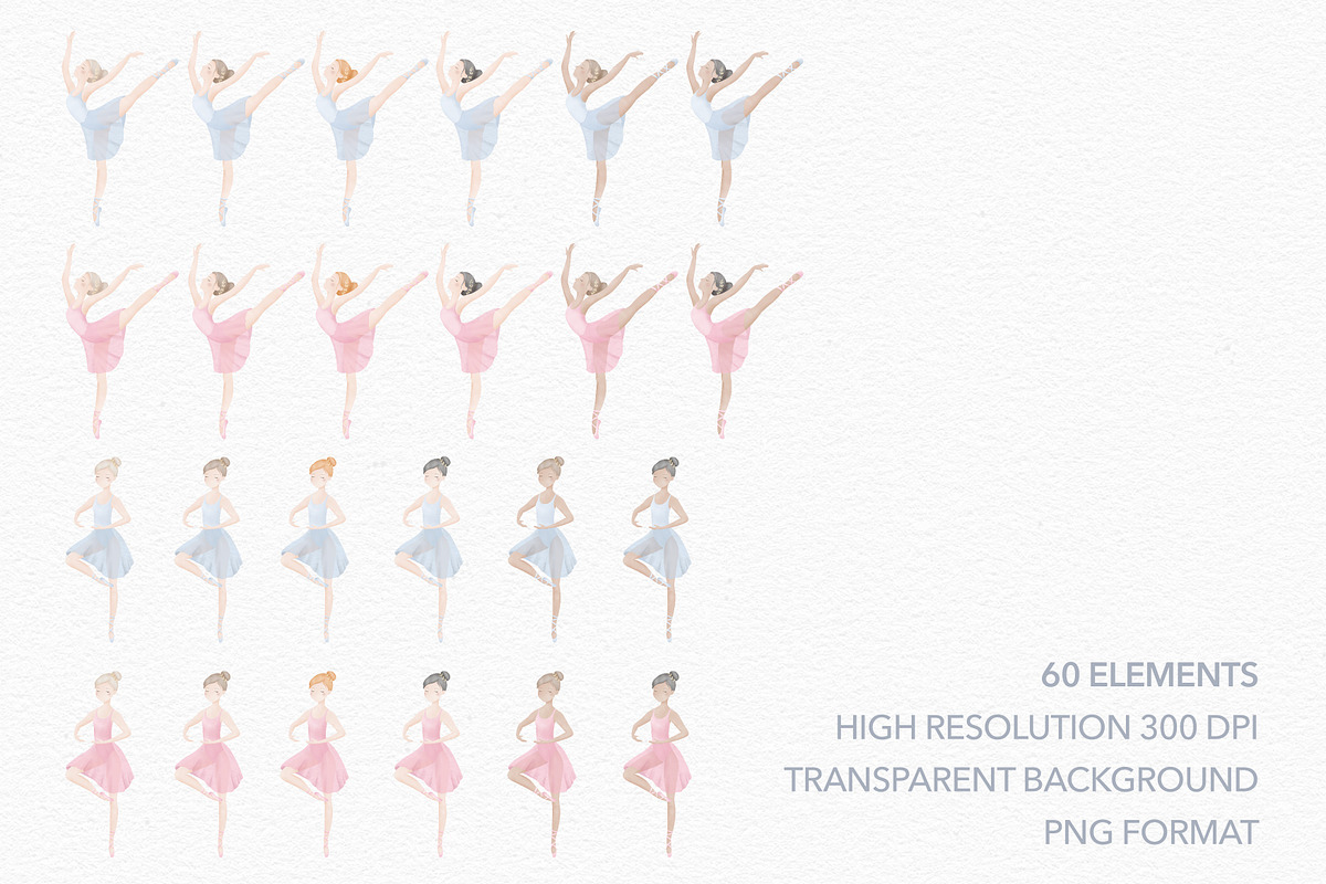 Ballerinas Ballet Clipart PNG, an Object Graphic by Articlips (Photo 8 of 8)