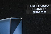 Hallway In Space | PSD DOWLOAD, an Illustration by RankedDesigns (Thumbnail 2 of 2)