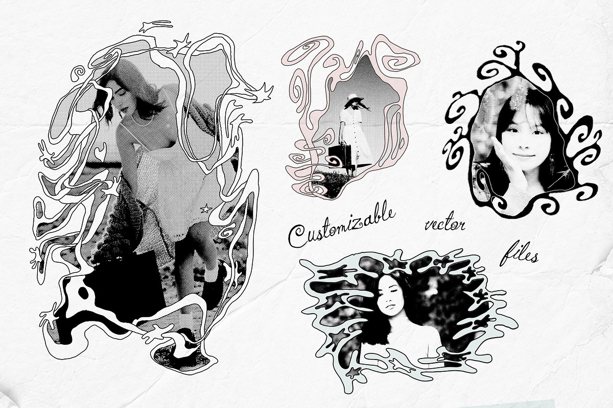 Whimsical Decorative Frames, an Object Graphic by Inartflow (Photo 4 of 12)