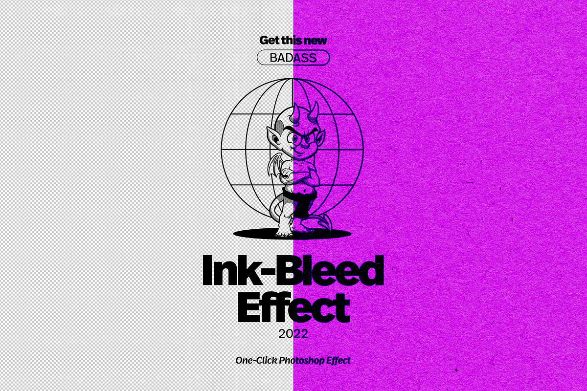 INK Bleed Copier Effect PSD, a Layer Style Add-On by Vermeulen Design Studio (Photo 3 of 5)