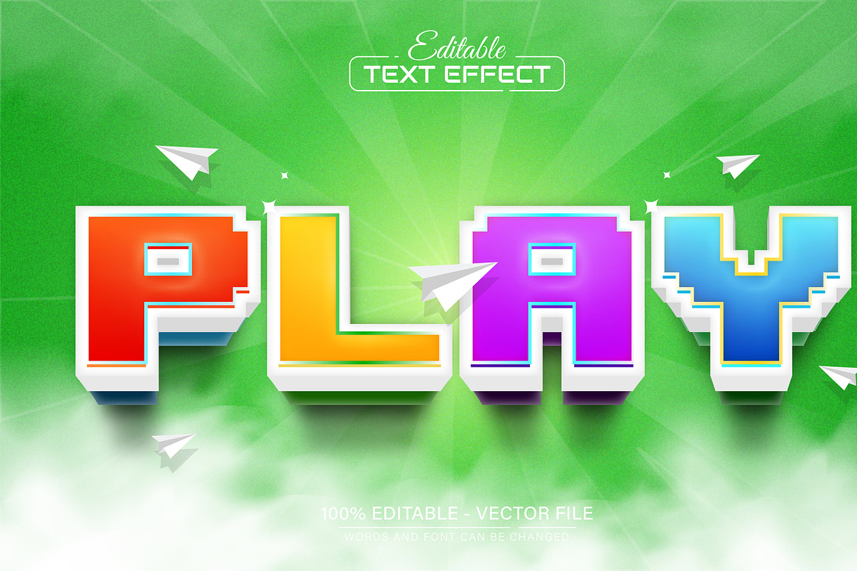 3D Text Effects Collection Vol 35, a Graphic by Aglonemadesign (Photo 7 of 9)