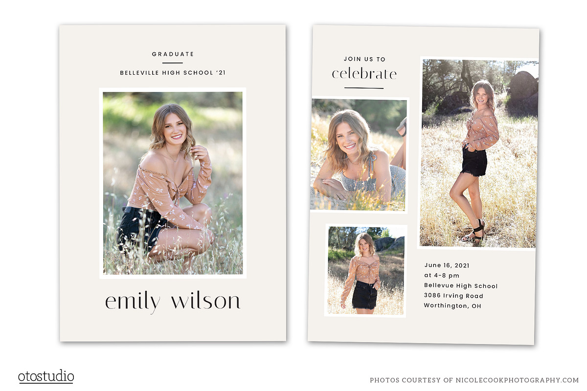 Graduation Card Template 2021 Senior, a Card Template by OtoStudio