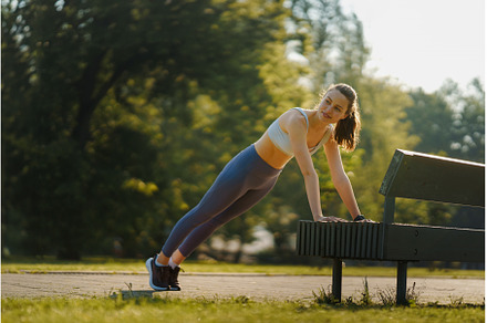 Full lenght portrait of beautiful, a Sports & Recreation Photo by HalfPoint