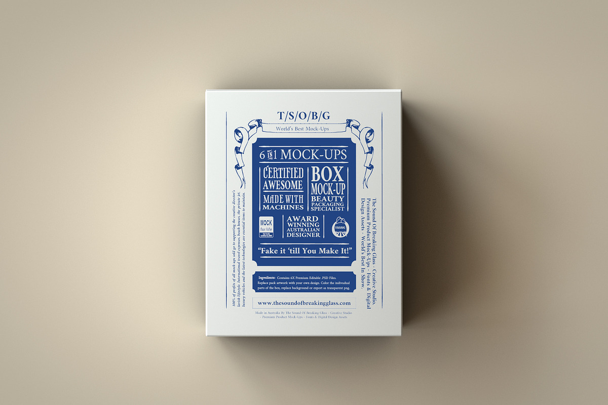 Deluxe Paper Box Mock-Up, a Packaging Mockup by TSOBG (Photo 19 of 25)