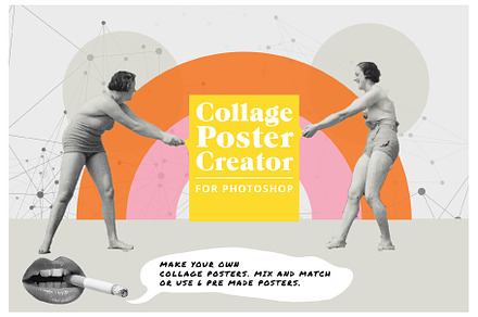 Collage Poster Creator: Summer edit, a Flyer Template by Tropical Type
