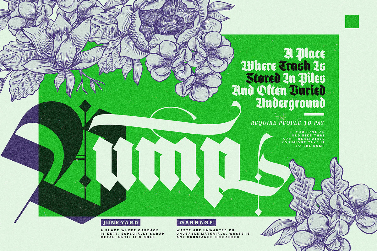 Black Brave Typeface, a Blackletter Font by alit design (Photo 3 of 21)