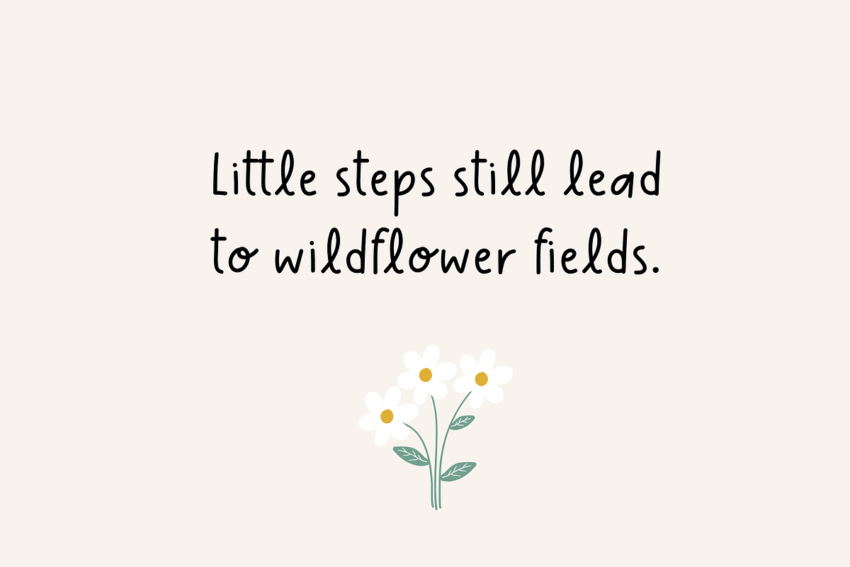 Sea Otter Cute Handwriting, a Handwritten Font by Sofia Skoog (Photo 4 of 11)