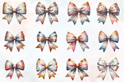 Glitter Bow Clipart, an Illustration by RobertsArt (Thumbnail 2 of 7)