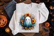 Whimsical Ghost Clipart Bundle, a Transportation Illustration by Digital Artistic99 (Thumbnail 6 of 7)
