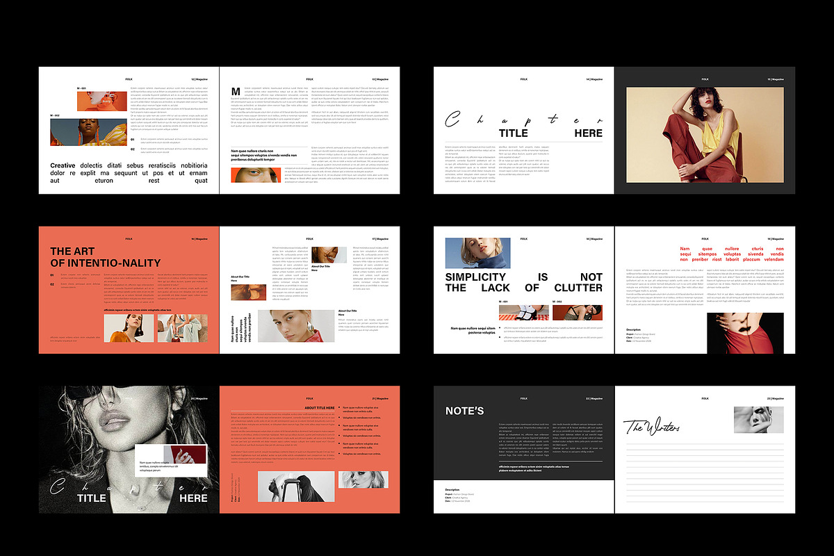 FOLK Modern Magazine Landscape, a Magazine Template by NorthPeak (Photo 12 of 12)