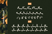 Rateline - Retro Script Font 2 Style, a Script Font by Essentials Studio (Thumbnail 11 of 15)