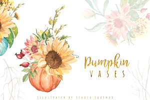 Pumpkin Harvest - Autumnal Graphics