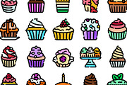 Sweet dessert cupcakes and muffins, an Object Graphic by pikepicture (Thumbnail 3 of 3)