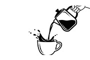 Pour Over Coffee Cup Silhouette Bund, an Illustration by Designs_River (Thumbnail 13 of 31)