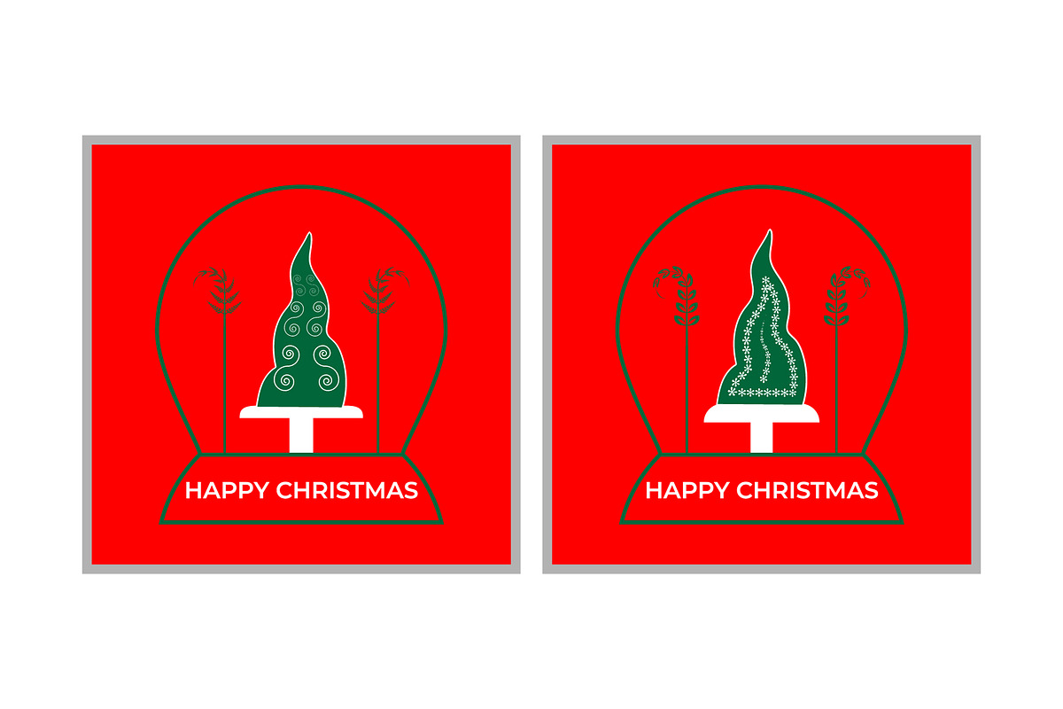 Happy Christmas Design, a Decorative Illustration by Lakhan1998 (Photo 5 of 6)