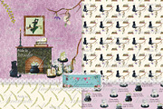 Vintage Halloween Scrap Kit (No-AI), a Pattern Graphic by MadeByAmaranta (Thumbnail 3 of 10)