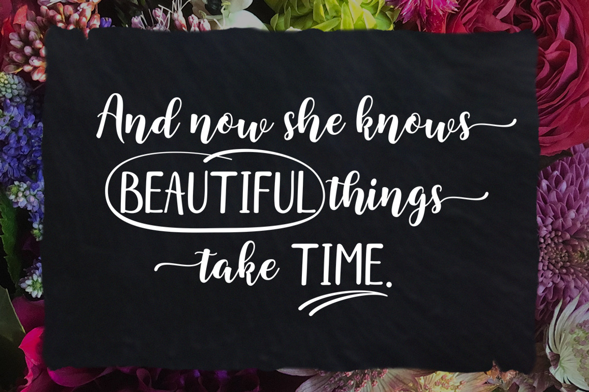 Hello Besthan Font Duo, a Script Font by Alpha Bento (Photo 2 of 6)