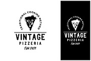 Pizzeria Logo With Inital V, a Branding & Logo Template by Atlantis X Nurman Arbai (Thumbnail 1 of 2)