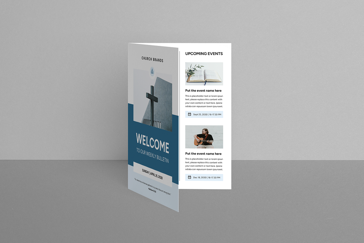 Church Bulletin Template preview 4