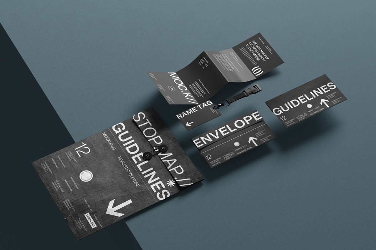 Modern Stationery Branding Mockup, an Advertising Mockup by East Gallery (Photo 7 of 15)