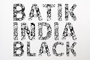 Batik India Black Font, a Sans Serif Font by ilonitta (Thumbnail 3 of 7)