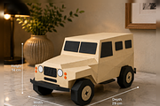 Car favor - 3d papercraft, a Cars & Vehicle 3D Model by PAPER amaze (Thumbnail 1 of 5)