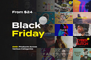 Black Friday 2022, a Layer Style Add-On by pixelbuddha.net (Thumbnail 1 of 15)