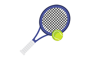 Tennis Racket Vector Icon, an Icon by Pexelpy (Thumbnail 2 of 2)