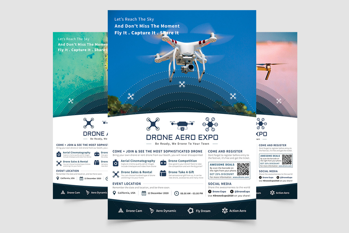 Drone Aero Expo Flyer, a Flyer Template by Affantjie Photowork (Photo 1 of 4)