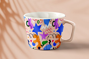 Doodle shapes, kids seamless pattern, a Pattern Graphic by Good Studio (Thumbnail 4 of 6)