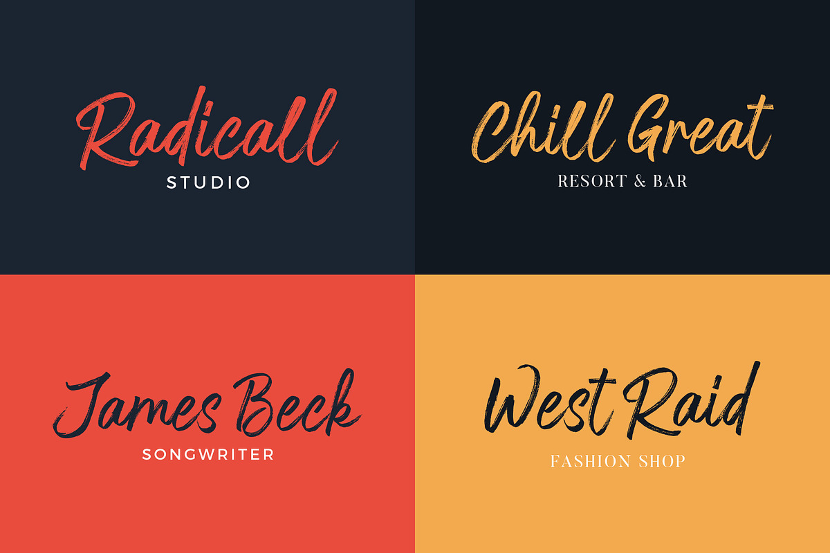 Nervous Brush Font, a Script Font by trustha (Photo 10 of 15)