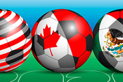 Football balls & flags of the 2026, a Sport Illustration by frizio (Thumbnail 2 of 3)