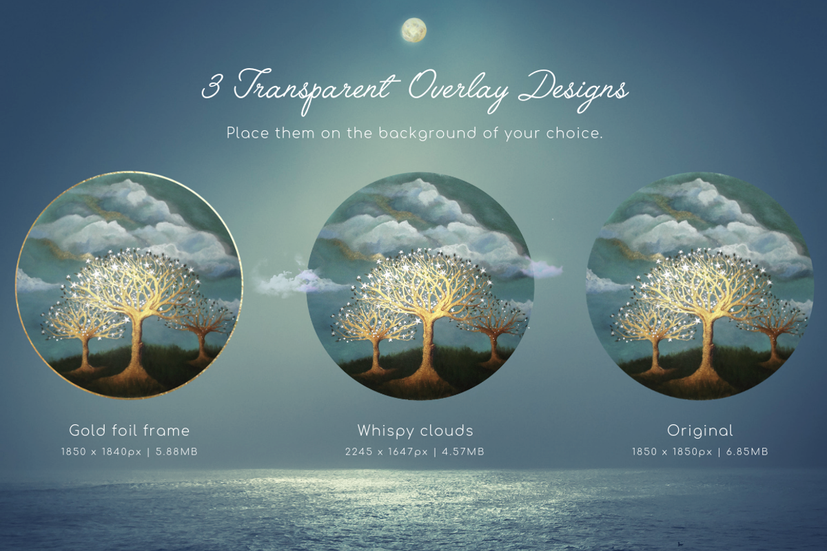 Dream Catchers: Golden Trees & Stars, an Object Graphic by Illumineer Media & Design (Photo 3 of 11)