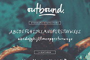 Outbound - Signature Font, a Script Font by Ian Barnard (Thumbnail 11 of 11)