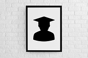 Graduates Silhouette SVG, an Education Illustration by newminddesign (Thumbnail 2 of 3)