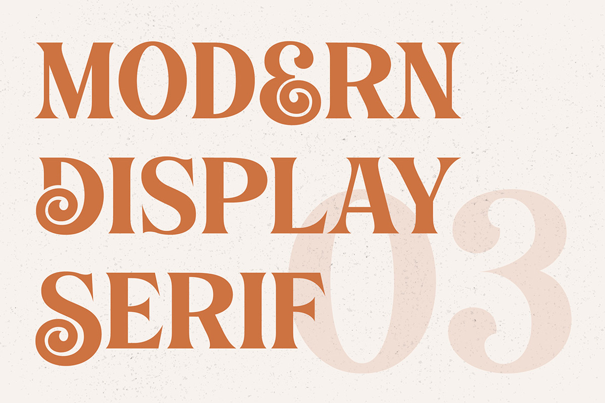 Bogimber - Retro Display Serif, a Serif Font by Cruzine (Photo 3 of 10)