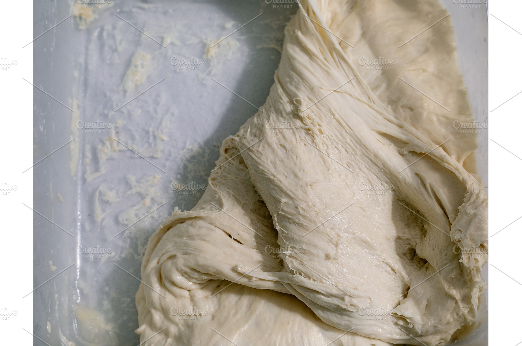 Fresh Yeast Dough Close Up, a Background Photo by Natasha Breen